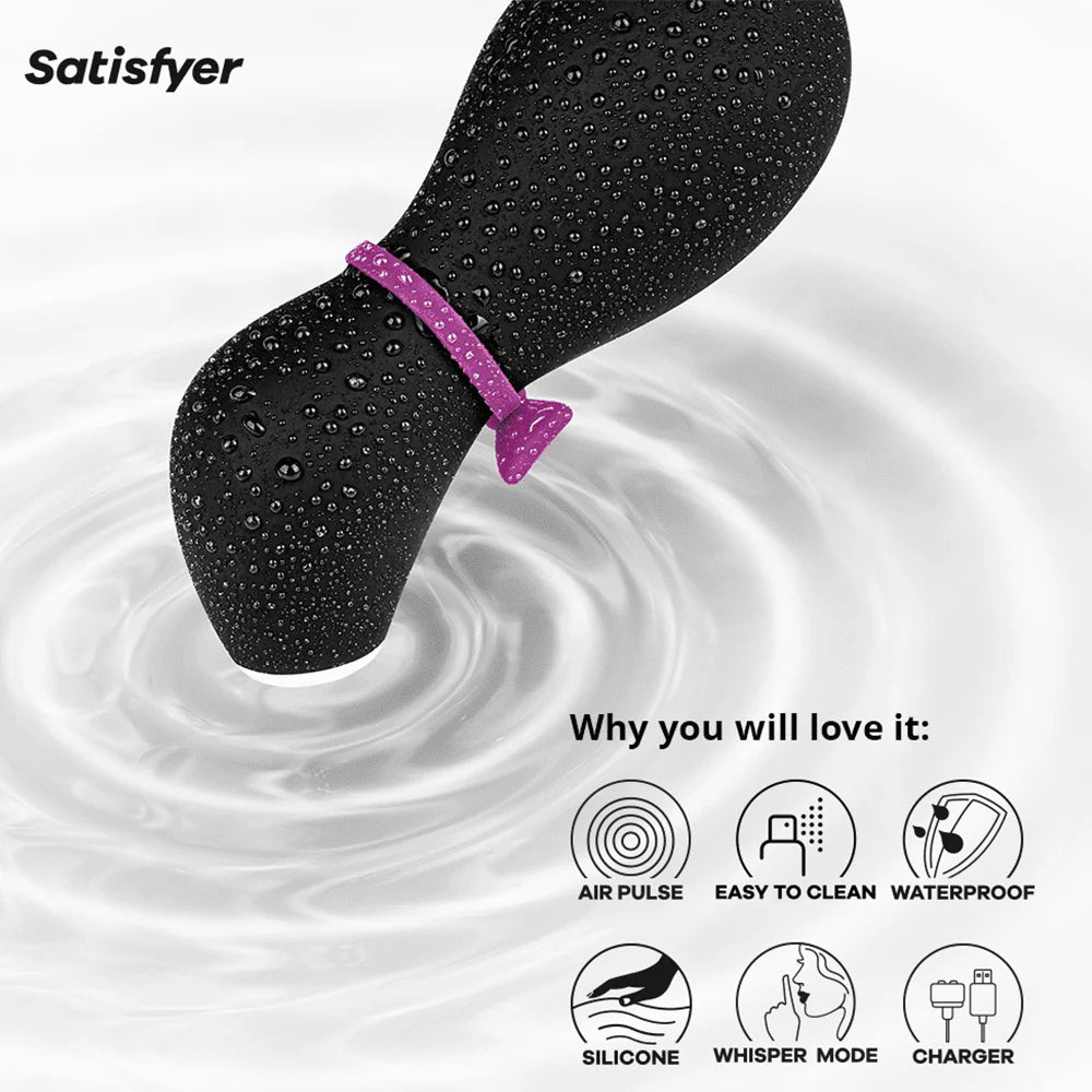 Satisfyer Penguin – Cute Air Pulse Vibrator with 11 Intensities