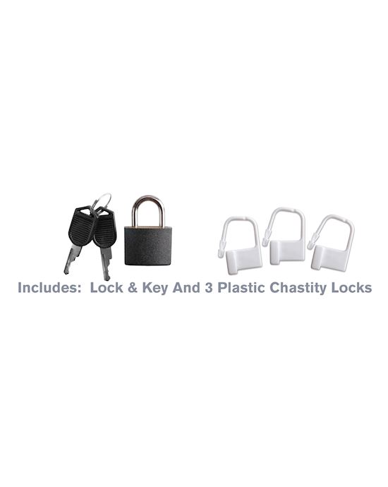 Fantasy C-ringz Hardcore Silicone Chastity Cage | Waterproof, Adjustable & Body-Safe