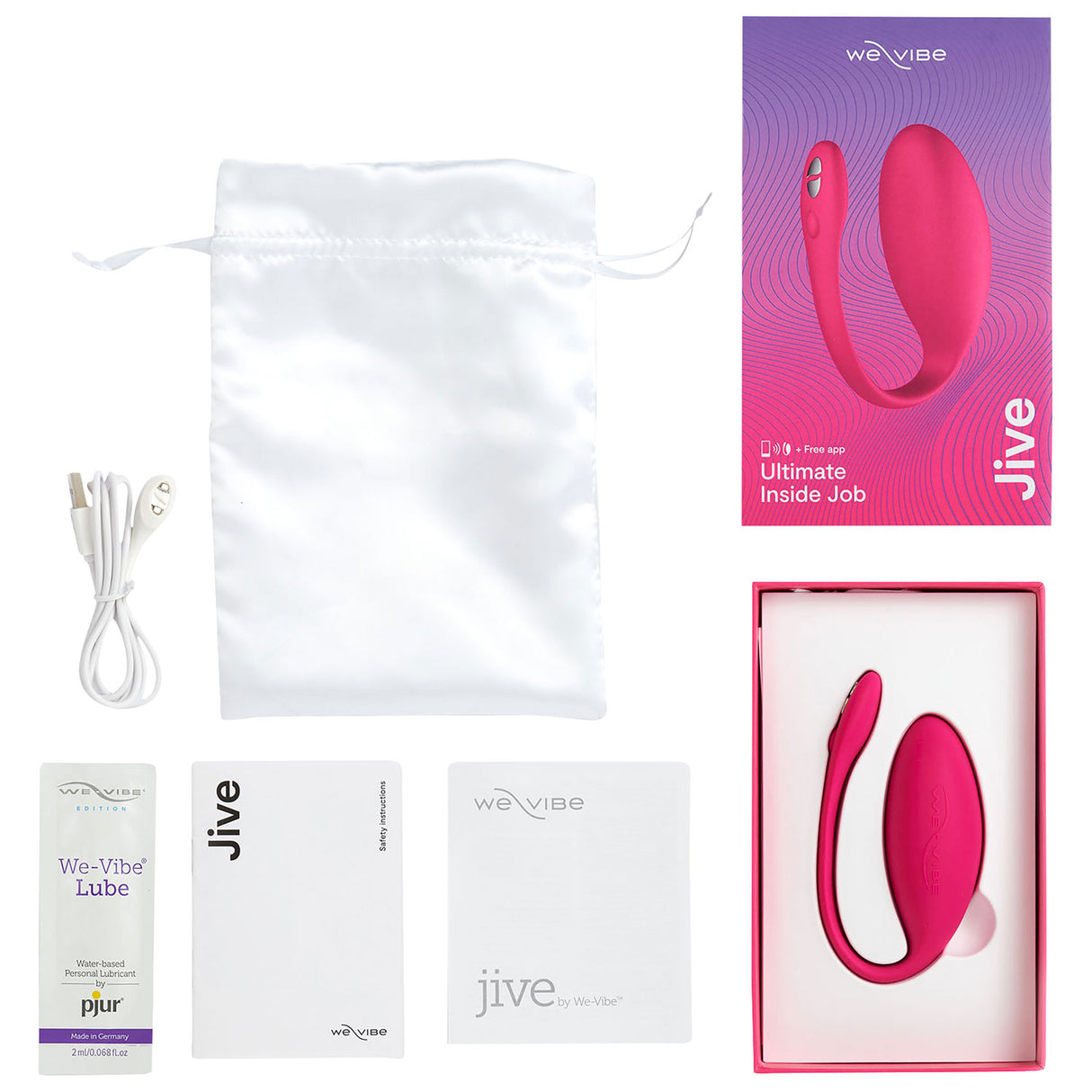Jive 2 by We-Vibe Wearable G-Spot Vibrating Egg with App & Remote Control