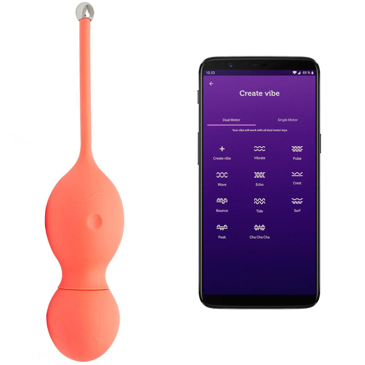 Bloom by We-Vibe - Vibrating Kegel Exerciser with Adjustable Weights