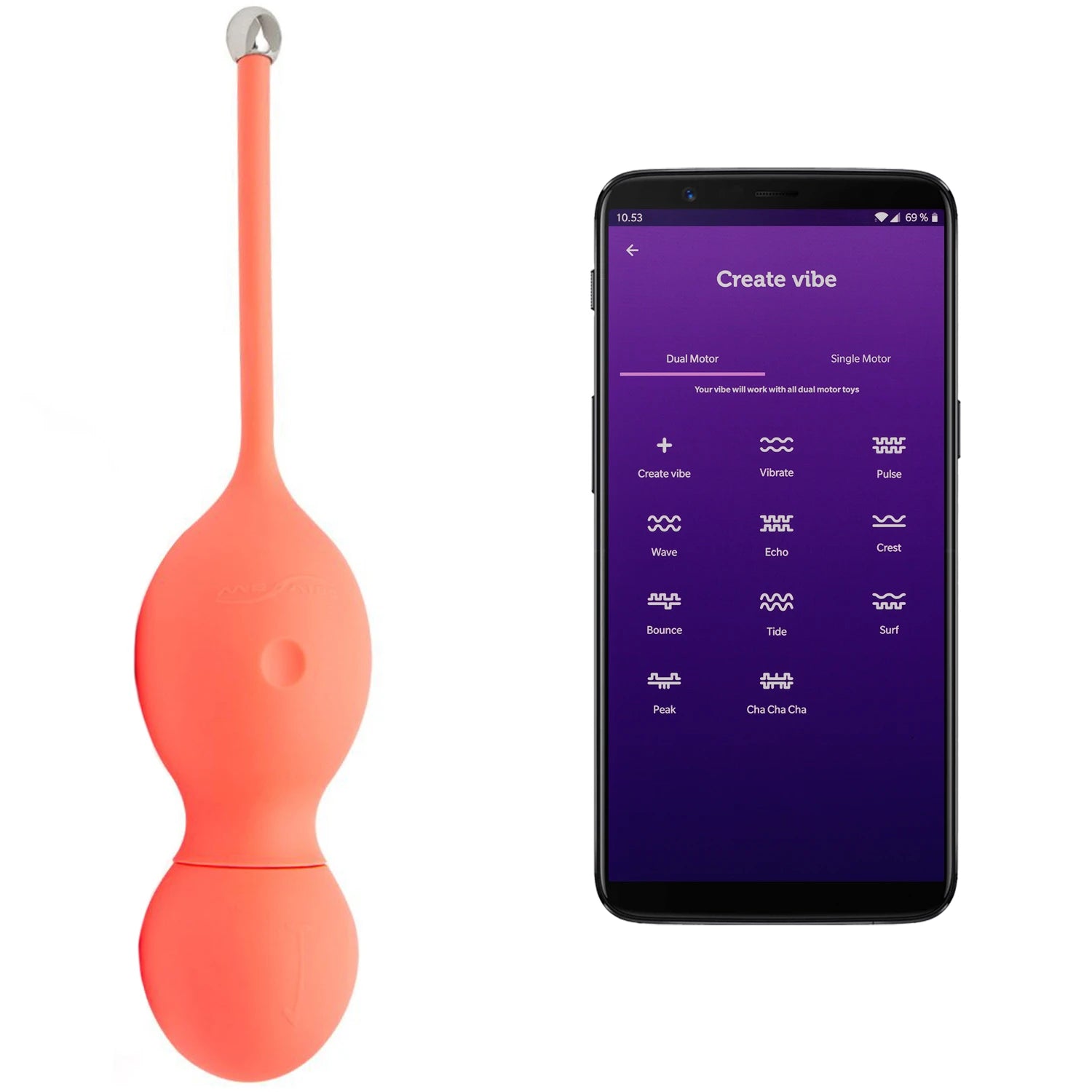 Bloom by We-Vibe - Vibrating Kegel Exerciser with Adjustable Weights