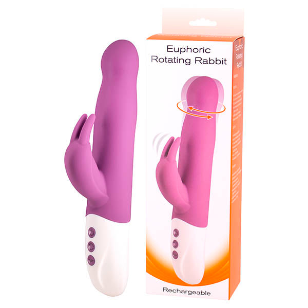 Euphoric Rotating Rabbit Vibrator with 7 Vibration Modes - Waterproof