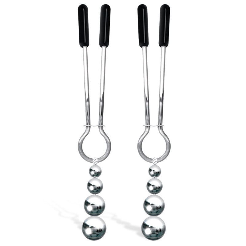 Adam & Eve Naughty Adjustable Nipple Clamps (Pack of 2)