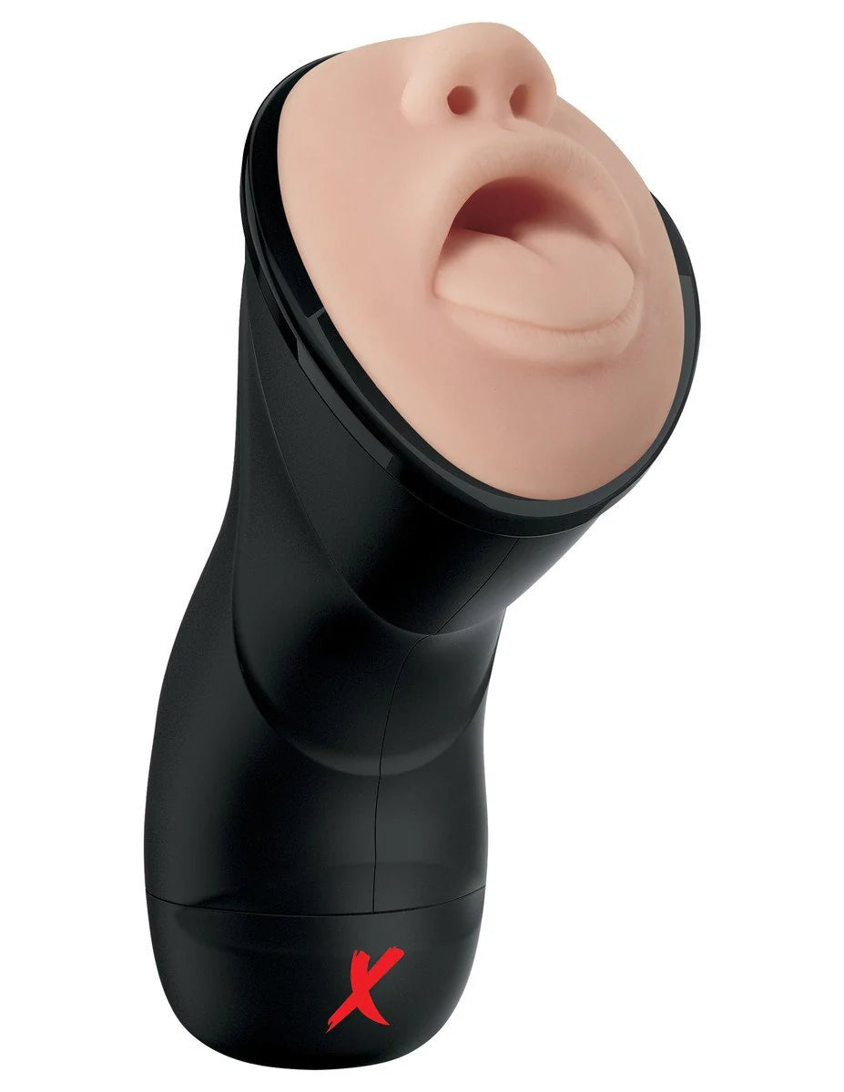 PDX Elite Deep Throat Vibrating Stroker with Realistic Feel