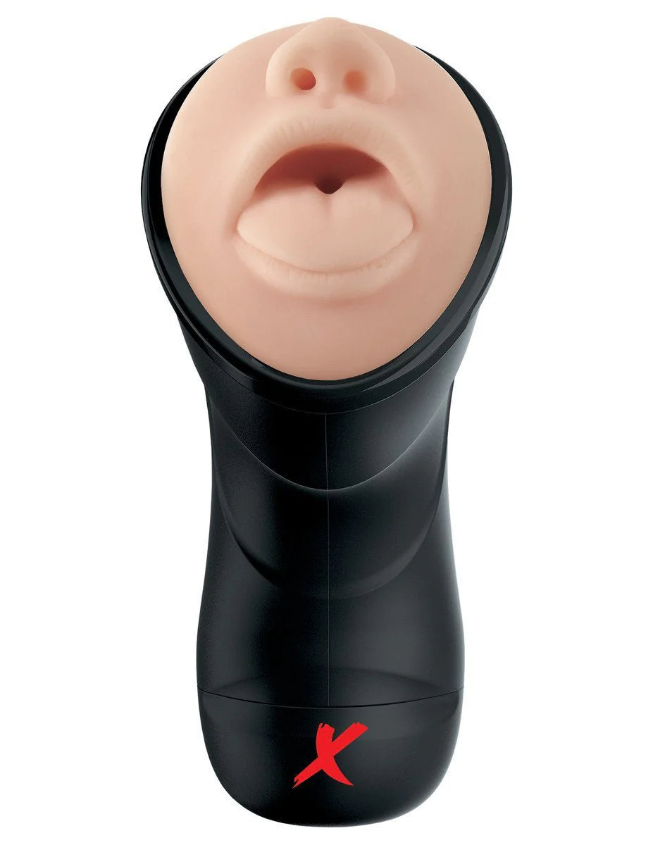 PDX Elite Deep Throat Vibrating Stroker with Realistic Feel