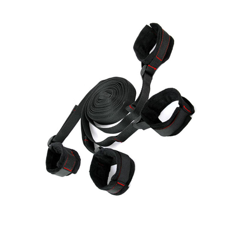 Scarlet Couture Bedroom Bondage Kit - Discreet & Portable with Adjustable Straps