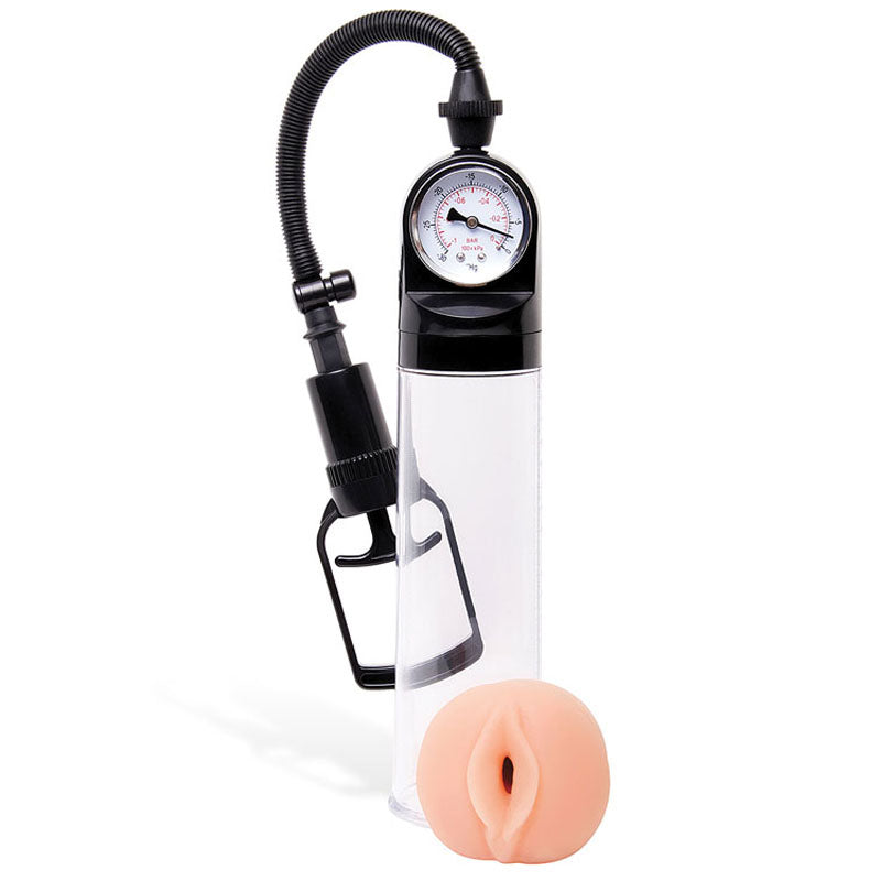 Adam & Eve Promax Penis Pump – Enhancing Pump with Realistic Sleeve