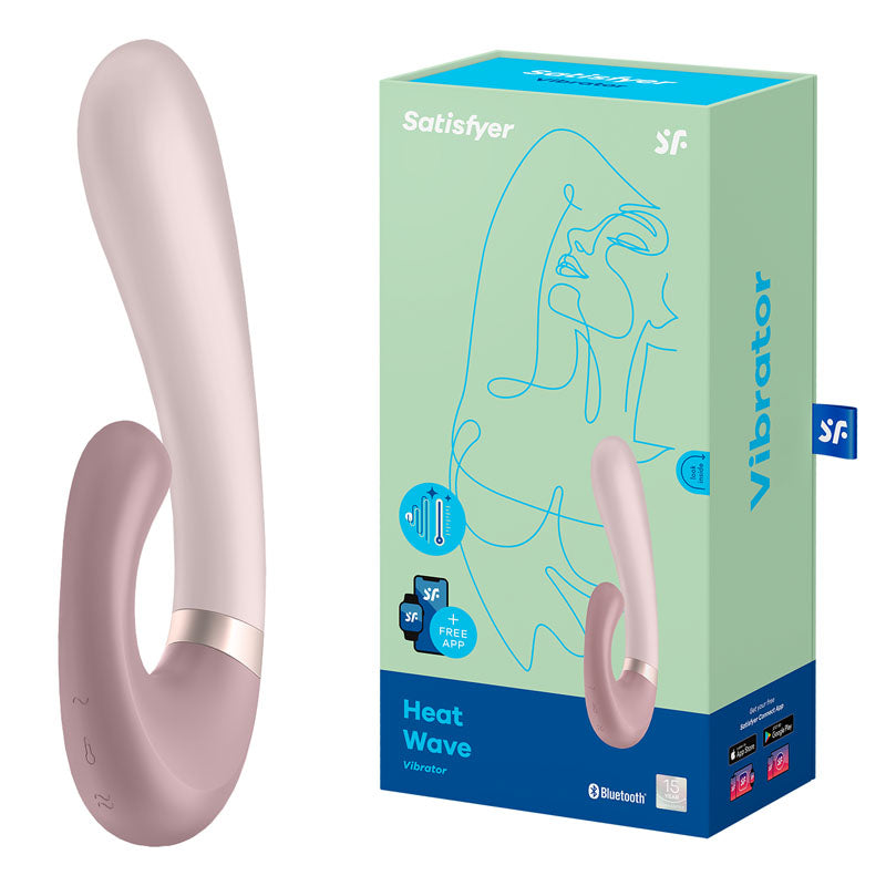 Satisfyer Heat Wave Muave | App Controlled | Heating Function | G-spot & Clit Stimulation