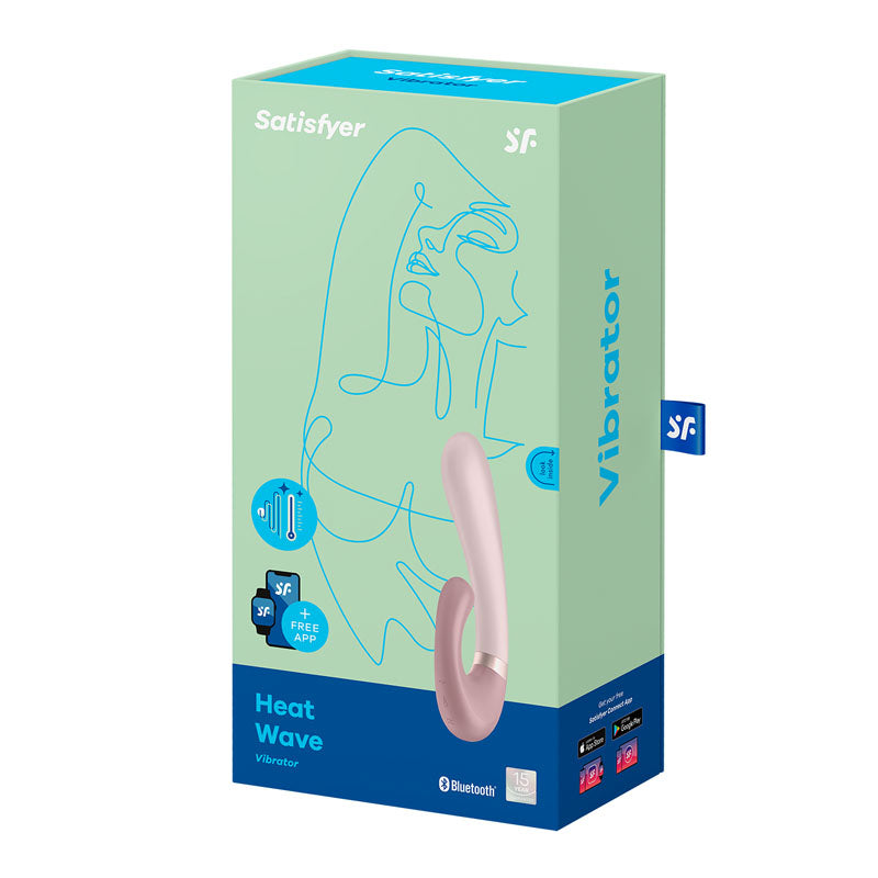 Satisfyer Heat Wave Muave | App Controlled | Heating Function | G-spot & Clit Stimulation