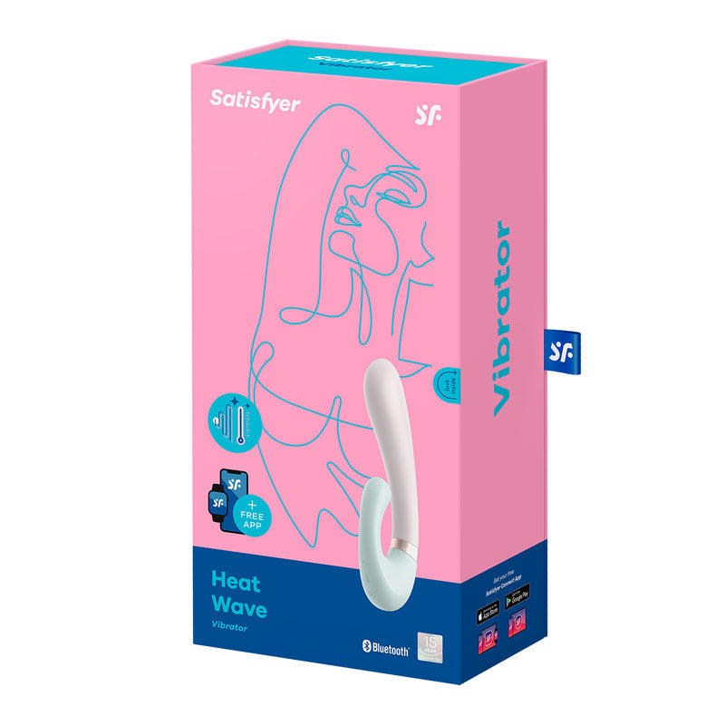 Satisfyer Heat Wave Mint | App Controlled |Heating Function | G-spot & Clit Stimulation