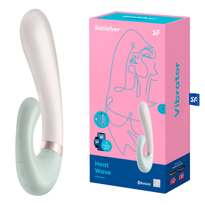 Satisfyer Heat Wave Mint | App Controlled |Heating Function | G-spot & Clit Stimulation