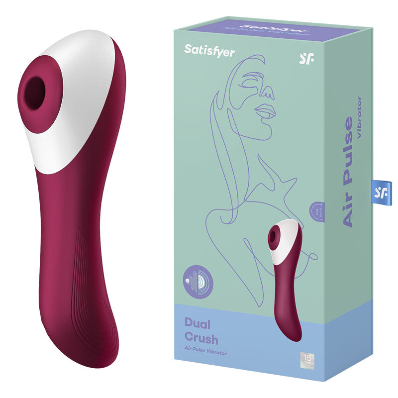Satisfyer Dual Crush | Air Pulse + Vibration + G-Spot Stimulator | Dual Motors