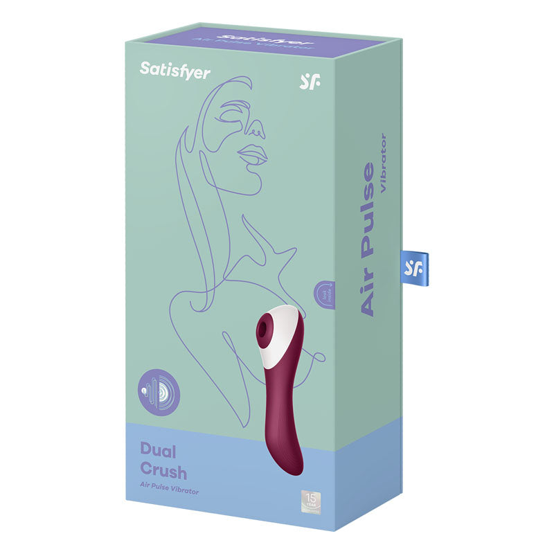 Satisfyer Dual Crush | Air Pulse + Vibration + G-Spot Stimulator | Dual Motors