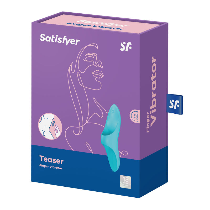 Satisfyer Teaser Finger Vibrator with Broad Tongue Feel Tip