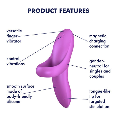 Satisfyer Bold Lover Finger Loop for Targeted Vibration