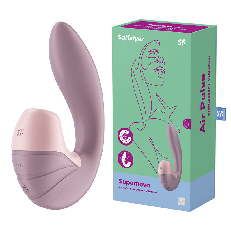 Satisfyer Supernova – Flexible Rabbit Vibrator with Air Pulse Technology