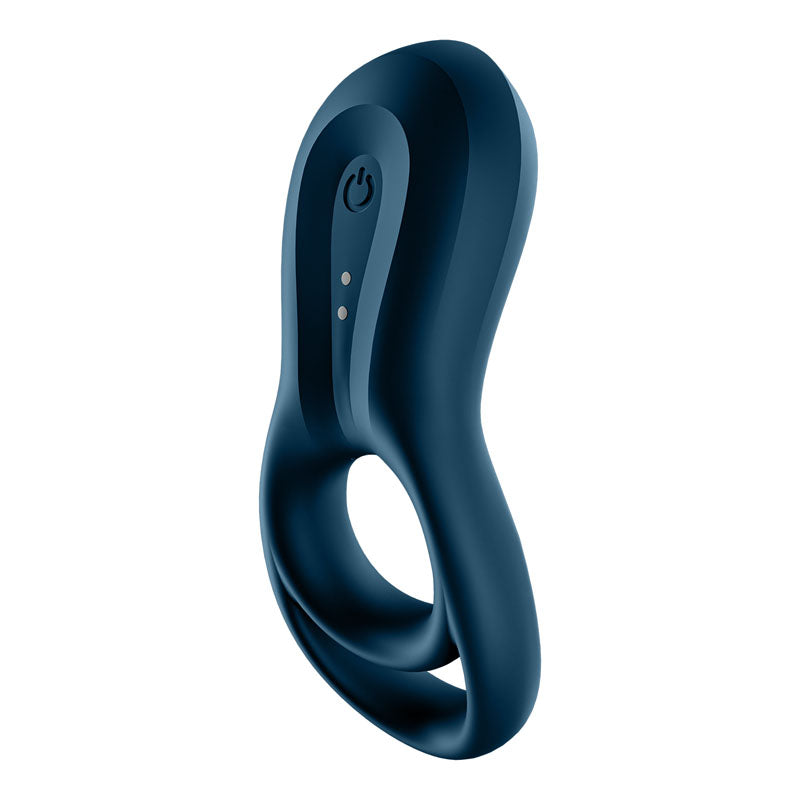 Satisfyer Epic Duo Cock & Balls Ring with Ridged Design - App Controlled
