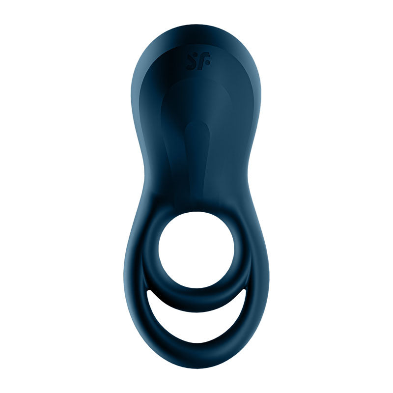 Satisfyer Epic Duo Cock & Balls Ring with Ridged Design - App Controlled