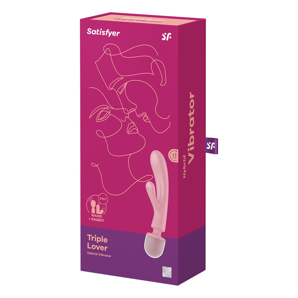 Satisfyer Triple Lover (3-in-1) – Rabbit, G-Spot and Wand Massager