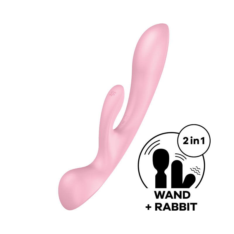 Satisfyer Triple Oh – 3-Motor G-Spot, Rabbit & Wand Vibrator & Wand