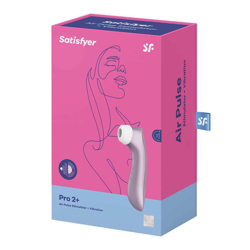 Satisfyer Pro 2+ Air Pulse + Vibration (Purple)