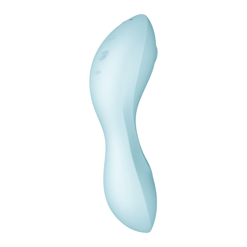 Satisfyer Curvy Trinity 5 | App Controlled - Triple Functionality Air Pulse, Lay-On & G-Spot Vibration