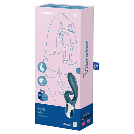 Satisfyer Hug Me – Flexible G-Spot and Rabbit Vibrator with App Control (Blue)