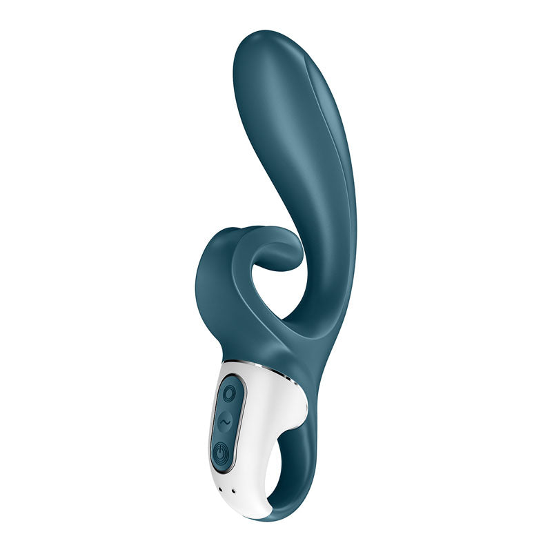 Satisfyer Hug Me – Flexible G-Spot and Rabbit Vibrator with App Control (Blue)