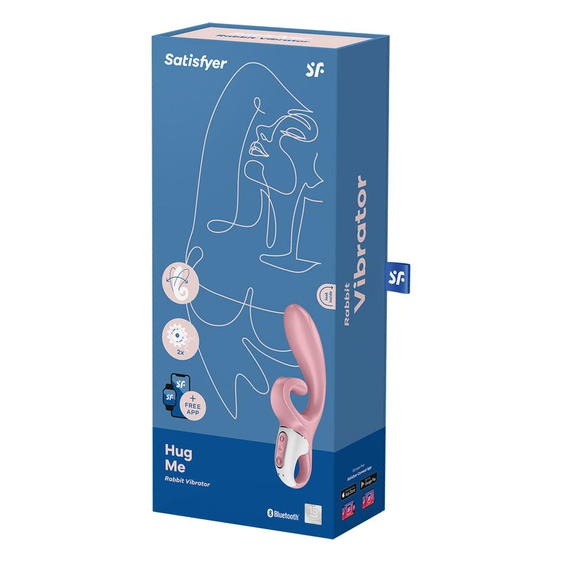 Satisfyer Hug Me – Flexible G-Spot and Rabbit Vibrator with App Control (Pink)