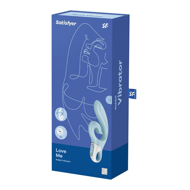 Satisfyer Love Me – Flexible G-Spot & Rabbit Vibrator (Blue)