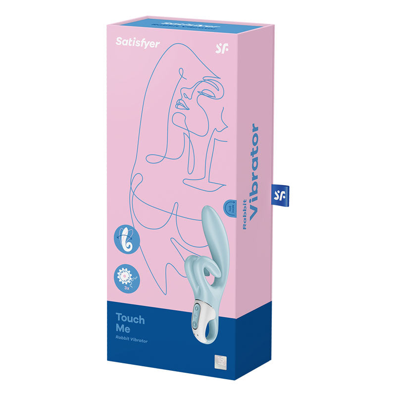 Satisfyer Touch Me – G-Spot and Rabbit Vibrator with 3 Motors (Blue)