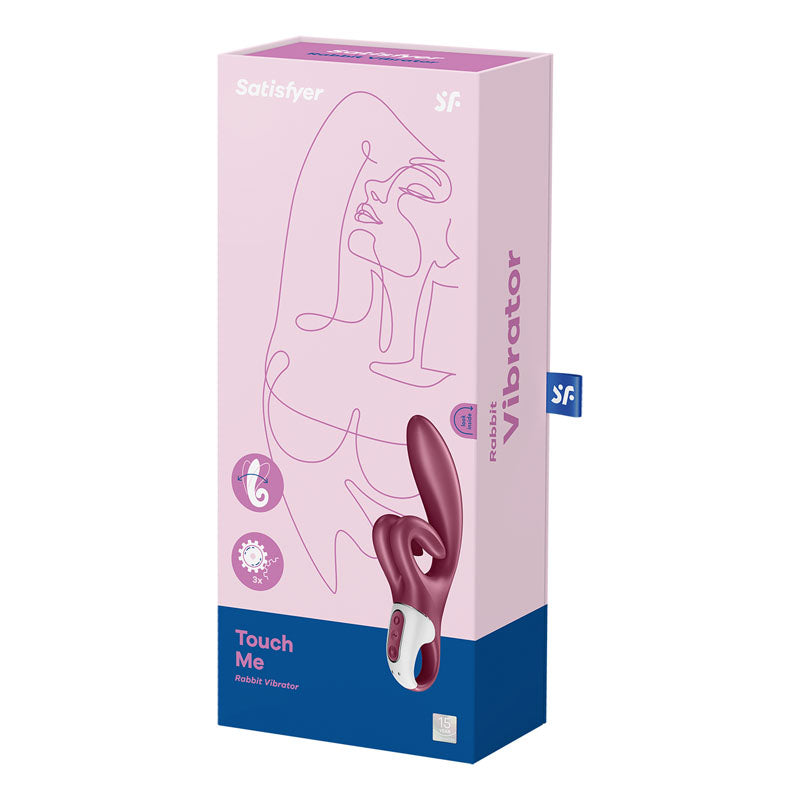 Satisfyer Touch Me – G-Spot and Rabbit Vibrator with 3 Motors (Red)