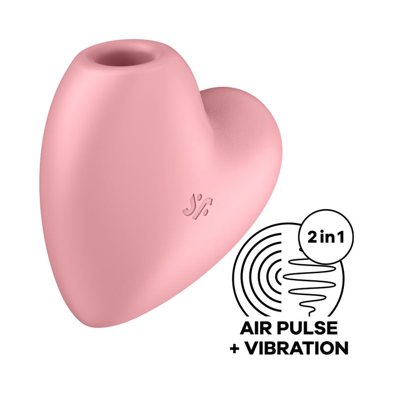 Satisfyer Cutie Heart | Air Pulse + Vibration | 11 Waves & 12 Vibration Settings