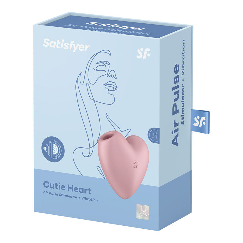Satisfyer Cutie Heart | Air Pulse + Vibration | 11 Waves & 12 Vibration Settings