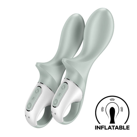 Satisfyer Air Pump Booty 3 Grey | Inflatable Tip & 12 Vibration Modes