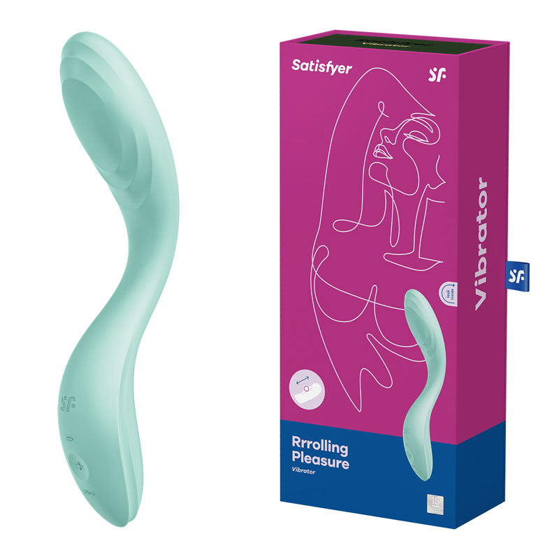 Satisfyer Rrrolling Pleasure – G-Spot Vibrator with Rolling Ball (Mint)