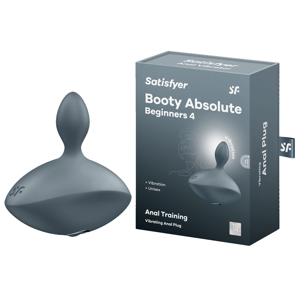 Satisfyer Booty Absolute Beginners 4 | Slim A-Hole Butt Plug for Beginners | 12 Vibrations