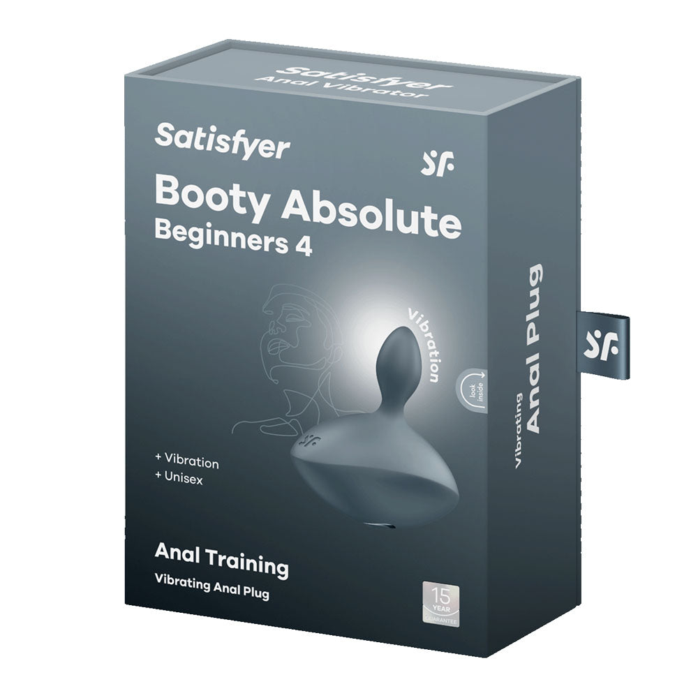 Satisfyer Booty Absolute Beginners 4 | Slim A-Hole Butt Plug for Beginners | 12 Vibrations