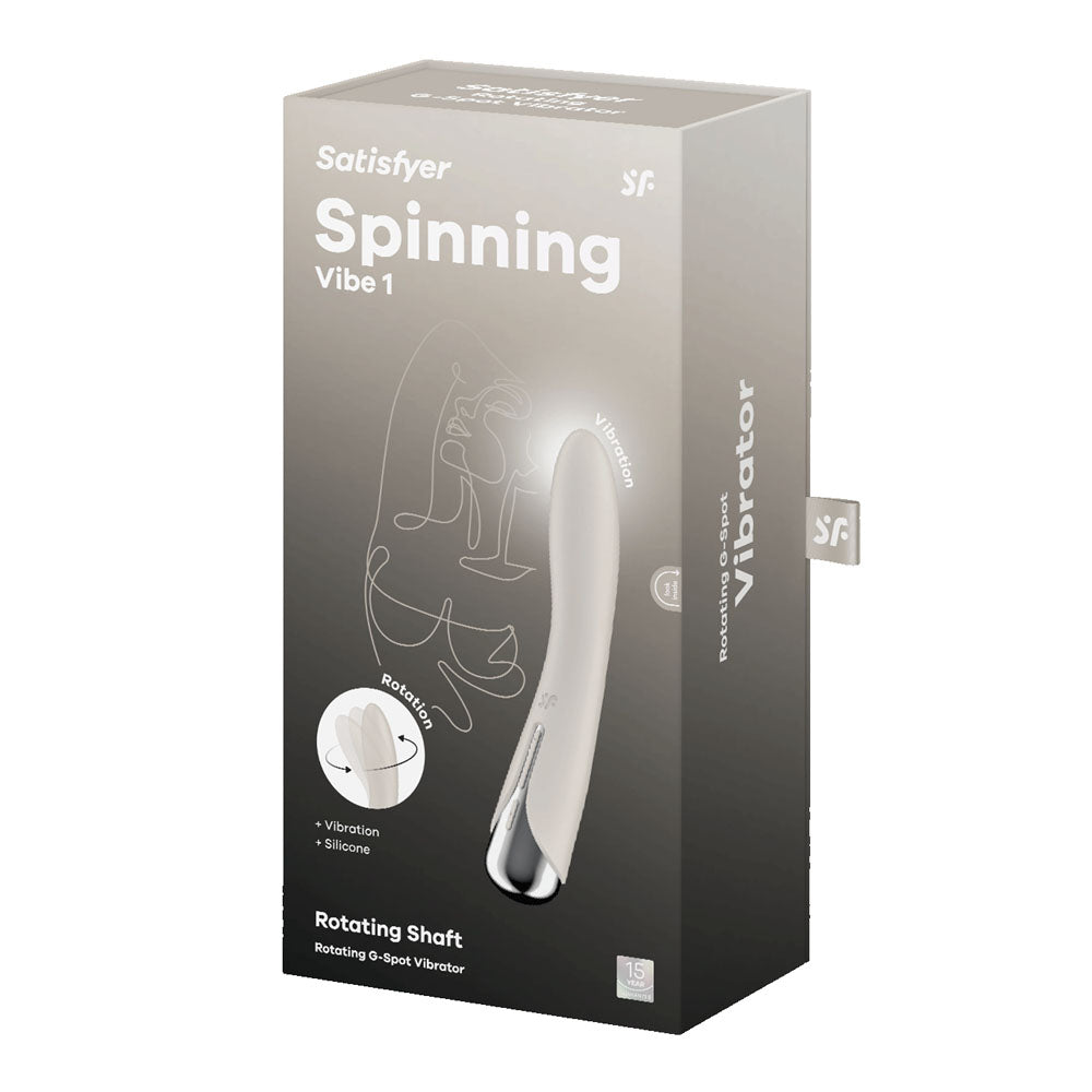 Satisfyer Spinning Vibe 1 – Rotating G-Spot Vibrator (Biege)