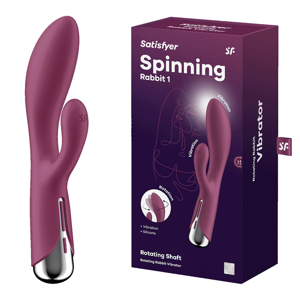 Satisfyer Spinning Rabbit 1 – Rotating Rabbit Vibrator (Red)