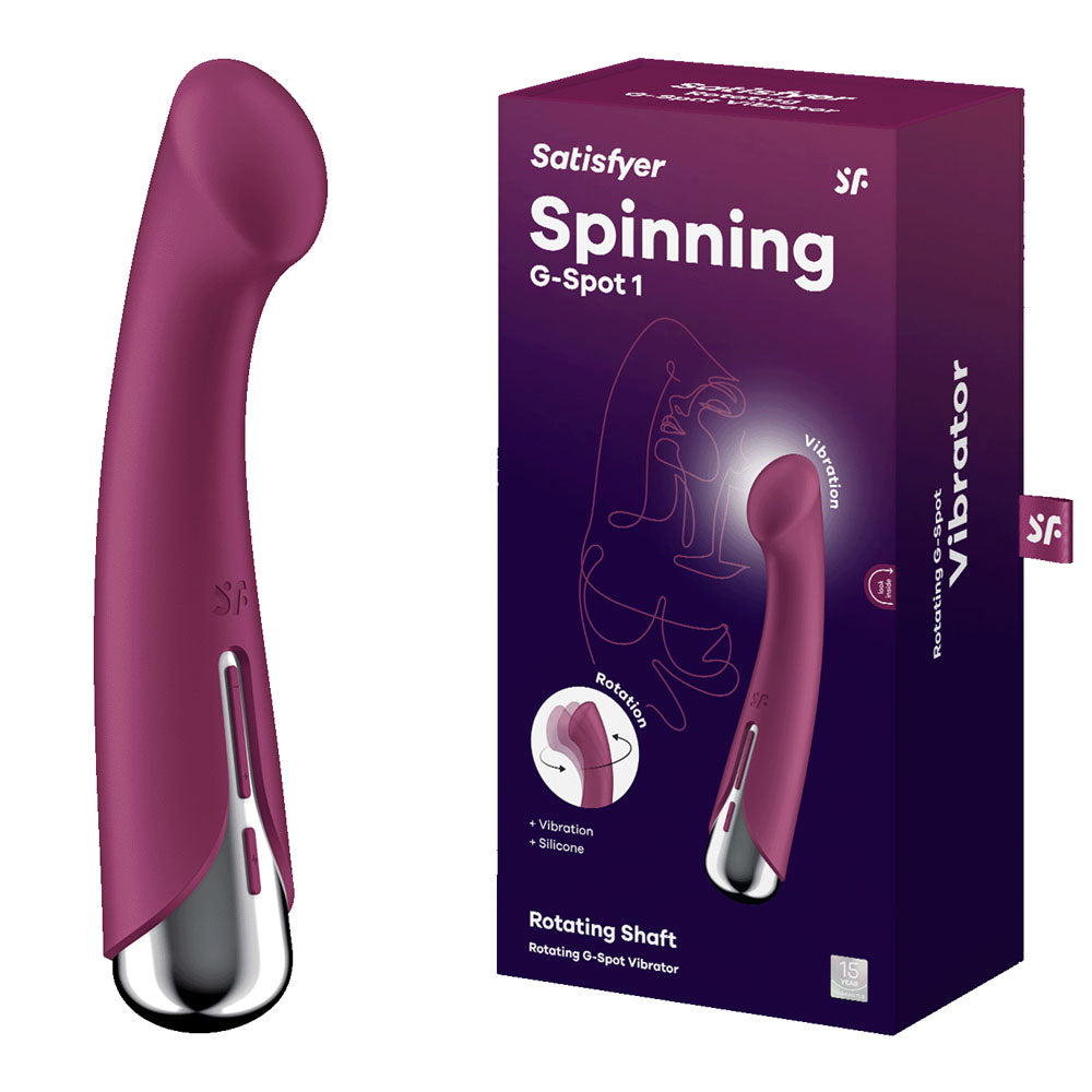 Satisfyer Spinning & Rotating G-Spot Vibrator (Red)