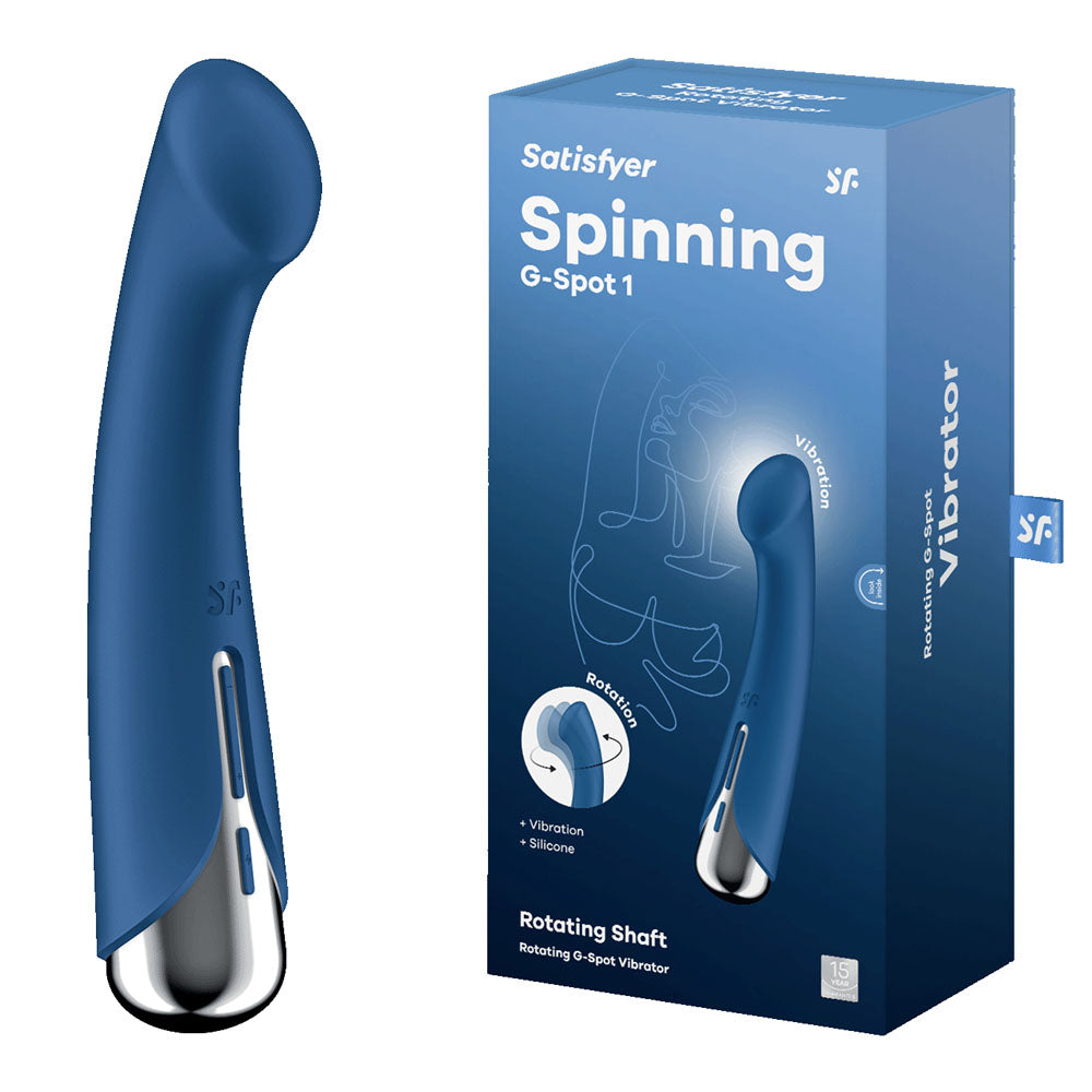 Satisfyer Spinning & Rotating G-Spot Vibrator (Blue)