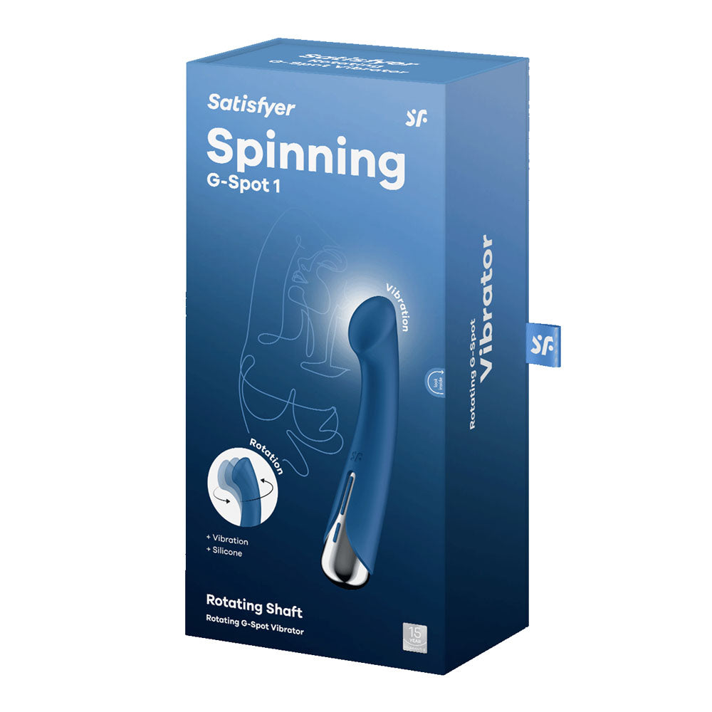 Satisfyer Spinning & Rotating G-Spot Vibrator (Blue)