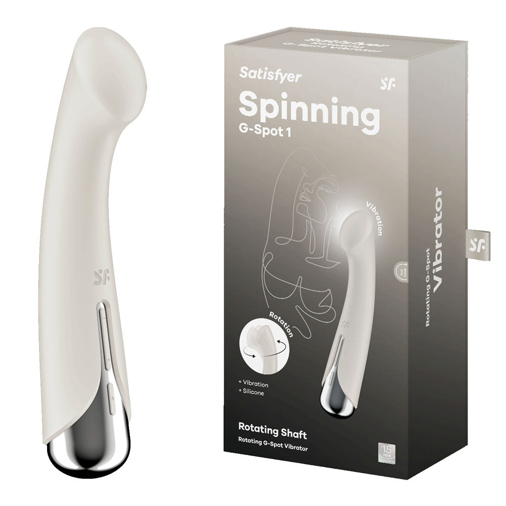 Satisfyer Spinning & Rotating G-Spot Vibrator (Beige)