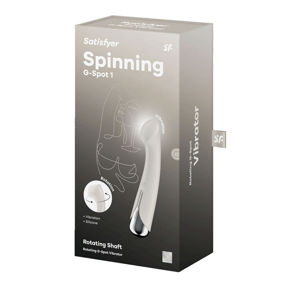 Satisfyer Spinning & Rotating G-Spot Vibrator (Beige)
