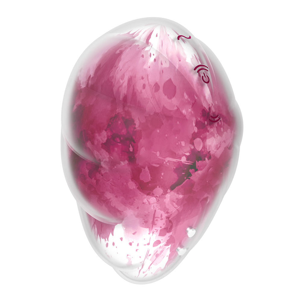 Satisfyer Cloud Dancer Red | Vibrating Air Pulse Stimulator | 11 Pressures & 12 Programs