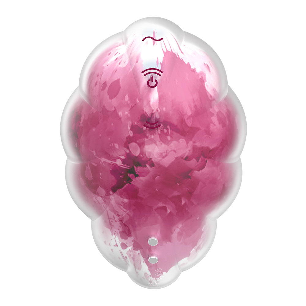 Satisfyer Cloud Dancer Red | Vibrating Air Pulse Stimulator | 11 Pressures & 12 Programs