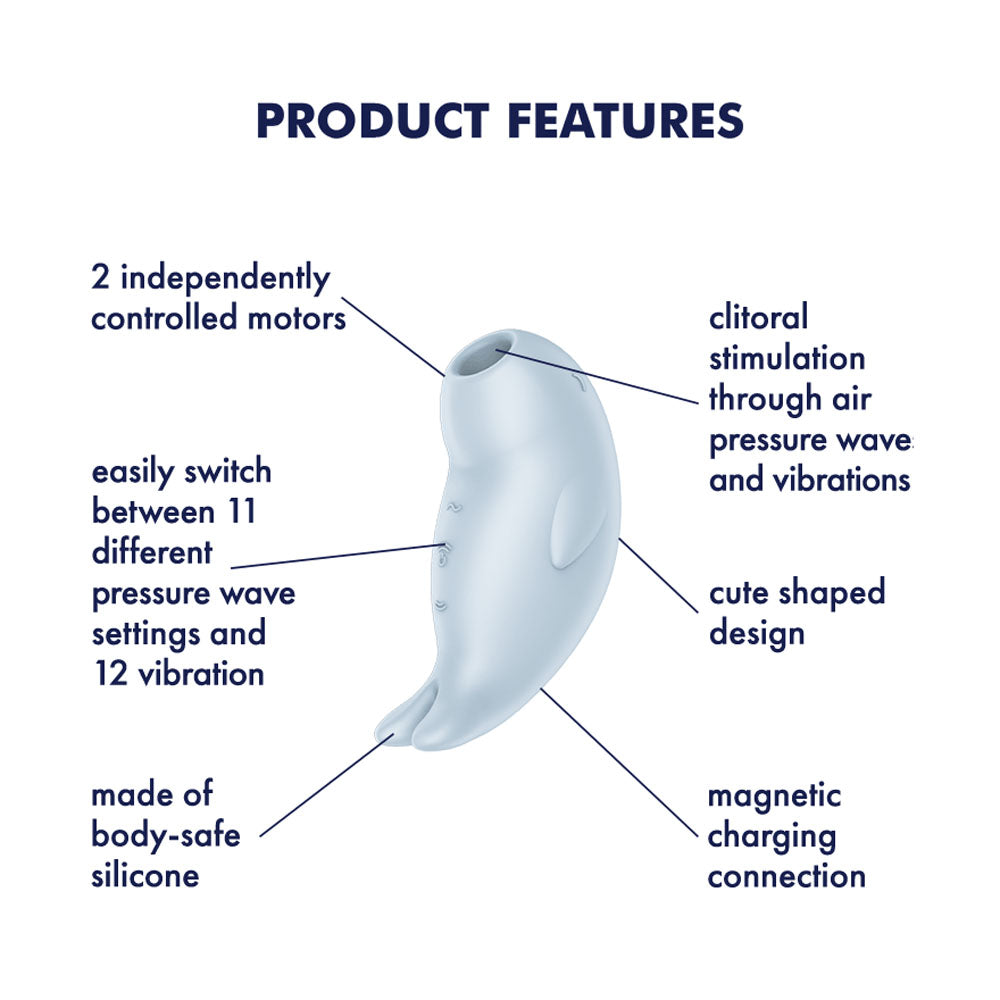 Satisfyer Seal You Soon | Dual Air Pulse & Vibration | Waterproof | Body-Safe Silicone