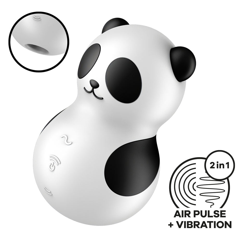 Satisfyer Pocket Panda | 11 Intensities & 12 Vibration Programs | Waterproof & Compact