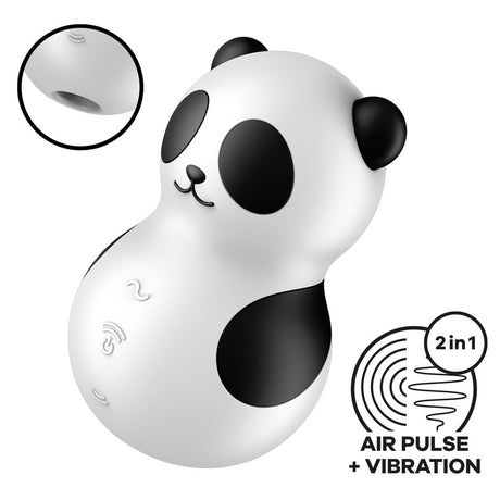 Satisfyer Pocket Panda | 11 Intensities & 12 Vibration Programs | Waterproof & Compact